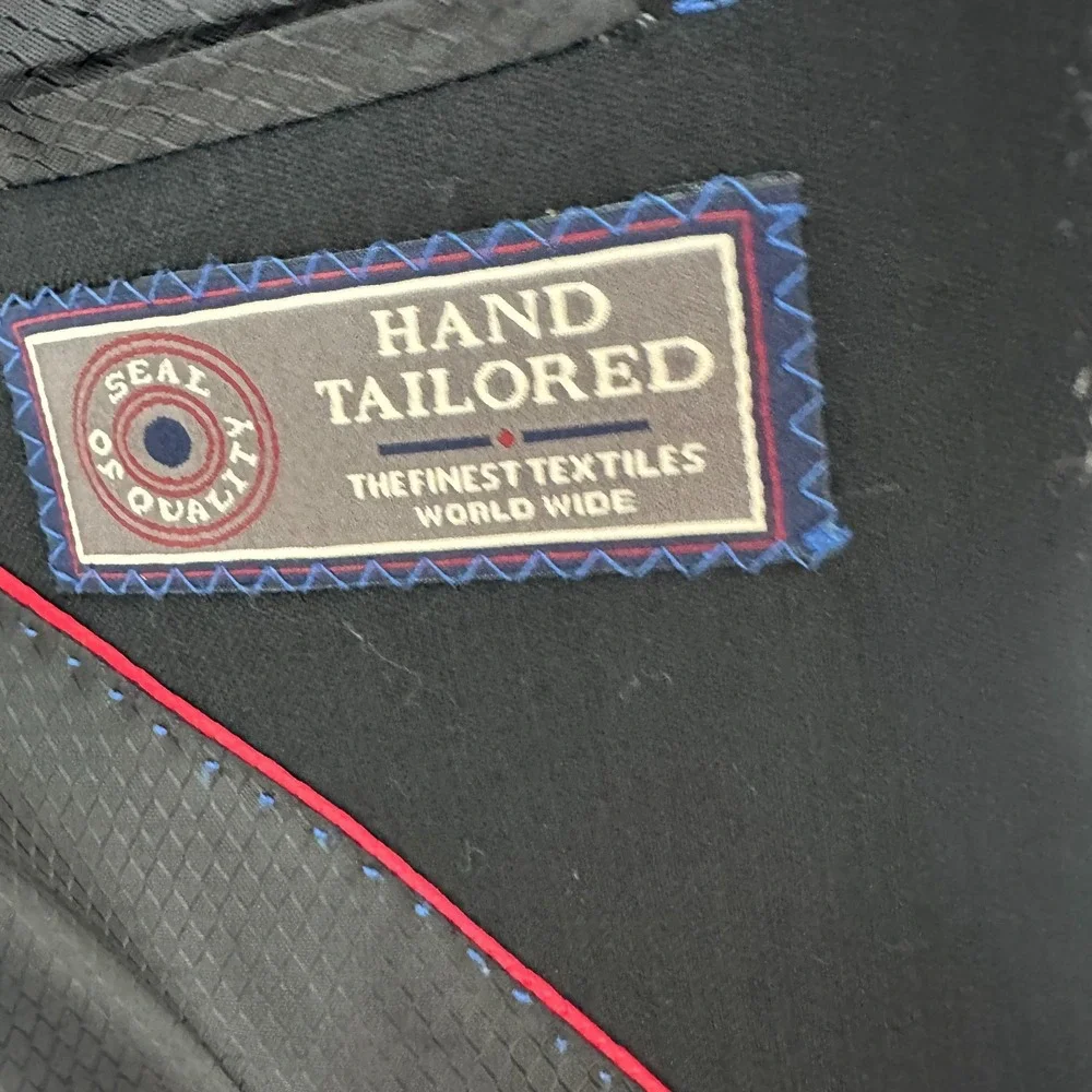 Giorgio Cosani RM3 Hand‎ Tailored Luxury Fine Wool Blazer Dark Black Size 42
